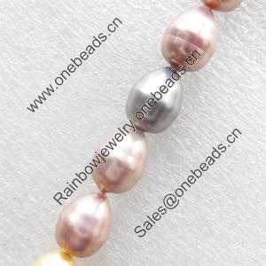 South Sea Shell Beads, Teardrop, 12x15mm, Hole:Approx 1mm, Sold per 16-inch Strand