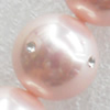 South Sea Shell Beads, Round, 10mm, Hole:Approx 1mm, Sold per 16-inch Strand