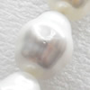 South Sea Shell Beads, Bicone, 14x17mm, Hole:Approx 1mm, Sold per 16-inch Strand