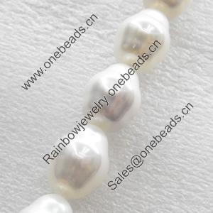 South Sea Shell Beads, Bicone, 14x17mm, Hole:Approx 1mm, Sold per 16-inch Strand