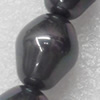 Plated AB South Sea Shell Beads, Bicone, 14x17mm, Hole:Approx 1mm, Sold per 16-inch Strand