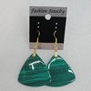 Resin Earrings, Triangle 37x37mm, Sold by Group