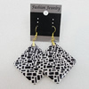 Resin Earrings, Diamond 52mm, Sold by Group