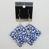 Resin Earrings, Diamond 52mm, Sold by Group