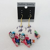 Resin Earrings, Diamond 52mm, Sold by Group