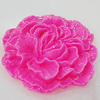 Resin Cabochons, No Hole Headwear & Costume Accessory, Flower 32mm, Sold by Bag