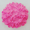 Resin Cabochons, No Hole Headwear & Costume Accessory, Flower 35mm, Sold by Bag