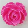 Resin Cabochons, No Hole Headwear & Costume Accessory, Flower 34x30mm, Sold by Bag