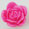 Resin Cabochons, No Hole Headwear & Costume Accessory, Flower 37mm, Sold by Bag