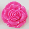 Resin Cabochons, No Hole Headwear & Costume Accessory, Flower 38mm, Sold by Bag