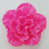 Resin Cabochons, No Hole Headwear & Costume Accessory, Flower 42mm, Sold by Bag