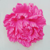 Resin Cabochons, No Hole Headwear & Costume Accessory, Flower 50x45mm, Sold by Bag