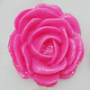 Resin Cabochons, No Hole Headwear & Costume Accessory, Flower 52x48mm, Sold by Bag