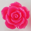 Resin Cabochons, No Hole Headwear & Costume Accessory, Flower 35x33mm, Sold by Bag