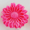 Resin Cabochons, No Hole Headwear & Costume Accessory, Flower 38x36mm, Sold by Bag