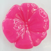 Resin Cabochons, No Hole Headwear & Costume Accessory, Flower 37mm, Sold by Bag