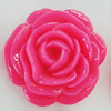 Resin Cabochons, No Hole Headwear & Costume Accessory, Flower 46mm, Sold by Bag