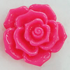 Resin Cabochons, No Hole Headwear & Costume Accessory, Flower 51mm, Sold by Bag