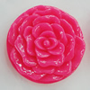 Resin Cabochons, No Hole Headwear & Costume Accessory, Flower 52mm, Sold by Bag