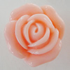 Resin Cabochons, No Hole Headwear & Costume Accessory, Flower 25x24mm, Sold by Bag