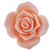 Resin Cabochons, No Hole Headwear & Costume Accessory, Flower 39x36mm, Sold by Bag