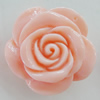 Resin Cabochons, No Hole Headwear & Costume Accessory, Flower 37mm, Sold by Bag