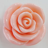 Resin Cabochons, No Hole Headwear & Costume Accessory, Flower 36mm, Sold by Bag