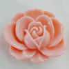 Resin Cabochons, No Hole Headwear & Costume Accessory, Flower 45x40mm, Sold by Bag