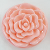 Resin Cabochons, No Hole Headwear & Costume Accessory, Flower 53mm, Sold by Bag