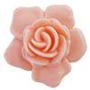 Resin Cabochons, No Hole Headwear & Costume Accessory, Flower 74x69mm, Sold by Bag