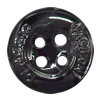 Plastic Button, Costume Accessories，Flat Round, 13mm in diameter，Hole:Approx 1.5mm, Sold by Bag