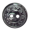 Plastic Button, Costume Accessories，Flat Round, 13mm in diameter，Hole:Approx 1.5mm, Sold by Bag