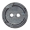 Plastic Button, Costume Accessories，Flat Round, 13mm in diameter，Hole:Approx 1.5mm, Sold by Bag