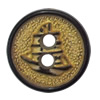 Plastic Button, Costume Accessories，Flat Round, 13mm in diameter，Hole:Approx 1.5mm, Sold by Bag