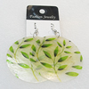 Shell Earrings, Flat Round 50mm, Sold by Group