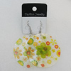 Shell Earrings, Flat Round 50mm, Sold by Group