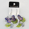 Shell Earrings, Flat Round 50mm, Sold by Group