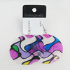 Shell Earrings, Flat Round 50mm, Sold by Group