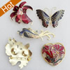 Cloisonne Brooch, Mixed color & Mixed style, Size Approx:22-70mm, Sold by Group