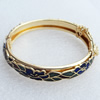 Cloisonne Bracelet, width:8mm, Inner diameter:48mm, Sold by PC