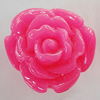 Resin Cabochons, No Hole Headwear & Costume Accessory, Flower 18x18mm, Sold by Bag