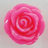 Resin Cabochons, No Hole Headwear & Costume Accessory, Flower 19mm, Sold by Bag