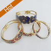 Cloisonne Bracelet, Mixed color & Mixed style, width approx:8-30mm, Inner diameter approx:48-60mm, Sold by Group