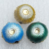 Cloisonne Beads, Flat Round, 10x6mm, Hole:Approx 1.5mm, Sold by PC