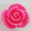 Resin Cabochons, No Hole Headwear & Costume Accessory, Flower 25mm, Sold by Bag