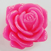 Resin Cabochons, No Hole Headwear & Costume Accessory, Flower 26x26mm, Sold by Bag