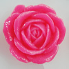 Resin Cabochons, No Hole Headwear & Costume Accessory, Flower 35x33mm, Sold by Bag