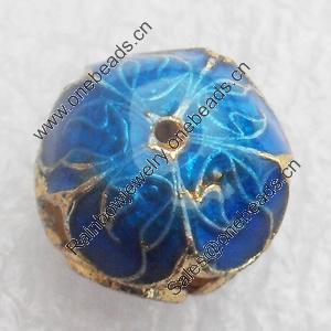 Cloisonne Beads, 12x10mm, Hole:Approx 1.5mm, Sold by PC