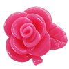 Resin Cabochons, No Hole Headwear & Costume Accessory, Flower 37x35mm, Sold by Bag