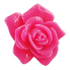 Resin Cabochons, No Hole Headwear & Costume Accessory, Flower 39x38mm, Sold by Bag